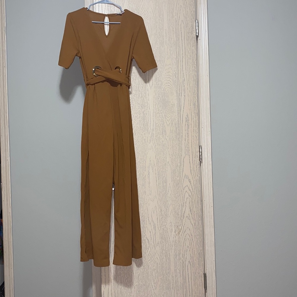 IRIS, Burnt Orange Jumpsuit